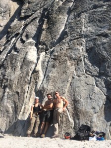 A couple of my climbing partners.  