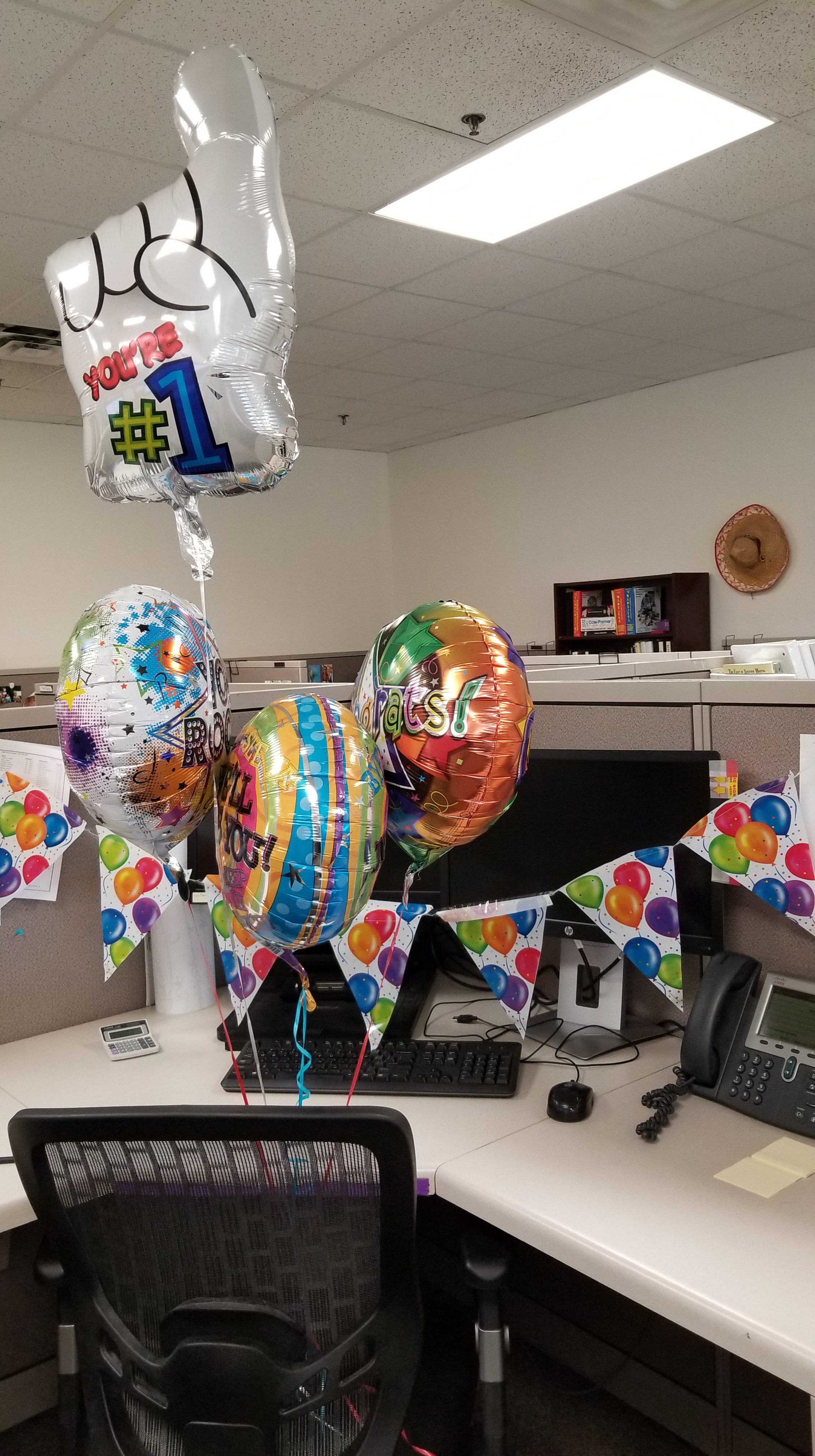 My desk on my last day.